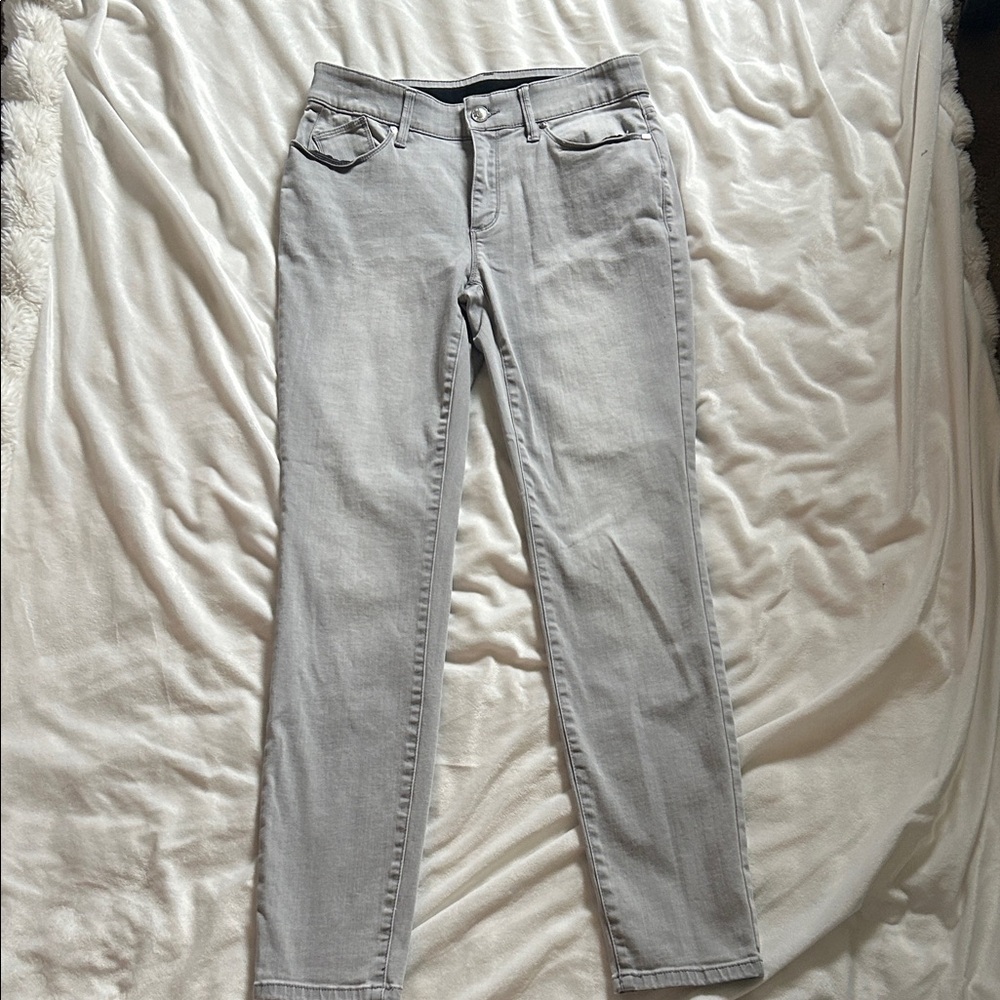 Chico's Light Gray Skinny Jeans